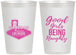 Personalized Bachelorette 12 oz Frosted Cups - Good Girls Naughty | 60111
