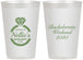 Personalized Bachelorette 12 oz Frosted Cups - Ring | 60115