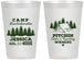Personalized Bachelorette 12 oz Frosted Cups - Camping | 60124