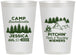 Personalized Bachelorette 12 oz Frosted Cups - Camping | 60125