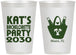 Personalized Bachelorette 12 oz Frosted Cups - Beach | 60126