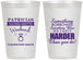 Personalized Bachelorette 12 oz Frosted Cups - Something Borrowed | 60130