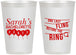 Personalized Bachelorette 12 oz Frosted Cups - Last Fling Before Rings | 60140