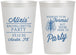 Personalized Bachelorette 12 oz Frosted Cups - Formal Party | 60145
