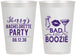 Personalized Bachelorette 12 oz Frosted Cups - Bad And Boozie | 60156