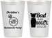 Personalized Bachelorette 12 oz Frosted Cups - Bad And Boozie | 60157