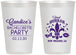 Personalized Bachelorette 12 oz Frosted Cups - New Orleans | 60166