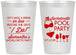Personalized Bachelorette 12 oz Frosted Cups - Pool Party | 60167