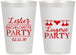 Personalized Bachelorette 12 oz Frosted Cups - Lingerie Party | 60171