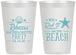 Personalized Bachelorette 12 oz Frosted Cups - Beach | 60183
