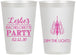 Personalized Bachelorette 12 oz Frosted Cups - Lights | 60188