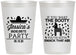 Personalized Bachelorette 12 oz Frosted Cups - Smack That Ass | 60192