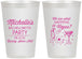 Personalized Bachelorette 12 oz Frosted Cups - Las Vegas | 60199