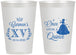Personalized Quinceanera 12 oz Frosted Cups - Once Upon A Quince | 70011