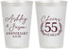 Personalized Anniversary 12 oz Frosted Cups - Cheers To 55 Years | 80008