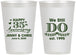 Personalized Anniversary 12 oz Frosted Cups - 35th Wedding | 80014