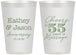 Personalized Anniversary 12 oz Frosted Cups - Cheers To 55 Years | 80018