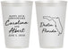 Personalized Anniversary 12 oz Frosted Cups - 20th Wedding | 80031