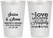 Personalized Anniversary 12 oz Frosted Cups - 40th Wedding | 80035
