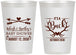 Personalized Baby Shower 12 oz Frosted Cups - It’s A Buck Antler | 90000