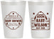 Personalized Baby Shower 12 oz Frosted Cups - Gender Reveal Buck Or Doe | 90002