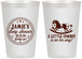 Personalized Baby Shower 12 oz Frosted Cups - Little Cowboy | 90003