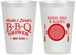 Personalized Baby Shower 12 oz Frosted Cups - Beers Bbq Babies | 90007
