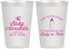 Personalized Baby Shower 12 oz Frosted Cups - Drink Baby In Pink | 90014