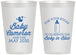 Personalized Baby Shower 12 oz Frosted Cups - Booze Baby In Blue | 90015