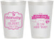 Personalized Baby Shower 12 oz Frosted Cups - Little Lady On The Way | 90022