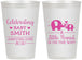 Personalized Baby Shower 12 oz Frosted Cups - Peanut On The Way | 90027