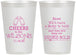 Personalized Baby Shower 12 oz Frosted Cups - Cheers Bottle | 90031