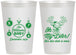 Personalized Baby Shower 12 oz Frosted Cups - Oh My Deer Christmas | 90051