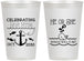 Personalized Baby Shower 12 oz Frosted Cups - Gender Reveal Whale | 90053