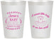 Personalized Baby Shower 12 oz Frosted Cups - Sweet Little Lady | 90061