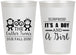 Personalized Baby Shower 12 oz Frosted Cups - Gender Reveal Boy Or Girl | 90063