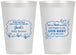 Personalized Baby Shower 12 oz Frosted Cups - Fish | 90075