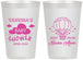 Personalized Baby Shower 12 oz Frosted Cups - Hot Air Balloon | 90097