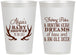 Personalized Baby Shower 12 oz Frosted Cups - Bass Deer | 90120