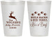 Personalized Baby Shower 12 oz Frosted Cups - Rifle Racks Deer Tracks | 90128