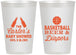 Personalized Baby Shower 12 oz Frosted Cups - Basketball Beer Diapers | 90133