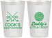 Personalized Baby Shower 12 oz Frosted Cups - Golf Little Caddy | 90135