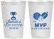 Personalized Baby Shower 12 oz Frosted Cups - Sports Mvp | 90141
