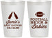 Personalized Baby Shower 12 oz Frosted Cups - Football Beer Babies | 90147