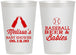Personalized Baby Shower 12 oz Frosted Cups - Baseball Beer Diapers | 90149