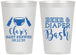 Personalized Baby Shower 12 oz Frosted Cups - Beer Diapers Bash | 90151