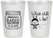 Personalized Baby Shower 12 oz Frosted Cups - What Will I Bee | 90156