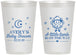 Personalized Baby Shower 12 oz Frosted Cups - Little Lamb On The Way | 90167