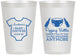 Personalized Baby Shower 12 oz Frosted Cups - Popping Bottles | 90169