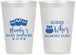 Personalized Baby Shower 12 oz Frosted Cups - Owl Whos Almost Due | 90170